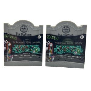 Disneys Nightmare Before Christmas Mystery Vinyl Figures Series II Lot Of 2 New